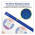 Office Jansan | Avery 04222 0.75 in. Diameter Printable Self-Adhesive Permanent ID Labels with Sure Feed - Clear (400/Pack) image number 3