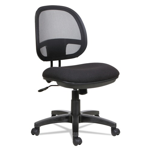  | Alera ALEIN4814 Interval Series 18.3 in. to 23.42 in. Seat Height Swivel/Tilt Mesh Chair - Black image number 0