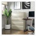  | Alera 25508 42 in. x 18.63 in. x 52.5 in. 4 Legal/Letter Size Lateral File Drawers - Putty image number 4