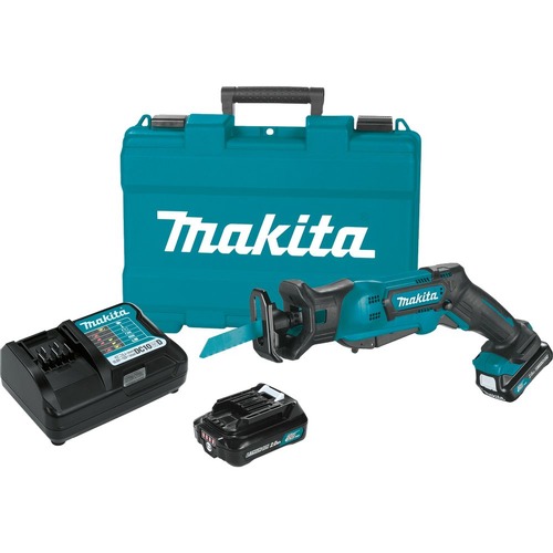 Reciprocating Saws | Factory Reconditioned Makita RJ03R1-R (1-Kit) 12V MAX CXT Brushless Lithium-Ion 1/2 in. Cordless Reciprocating Saw Kit with 2 Batteries (2 Ah) image number 0