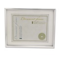 Office Jansan | Universal UNV76854 11.25 in. x 14.5 in. Easel Back Plastic Document Frame - Metallic Silver image number 2