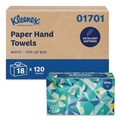 Facility Maintenance & Supplies | Kleenex 01701 9 in. x 10.5 in. 1-Ply Cloth Hand Towels - White (120/Box) image number 9