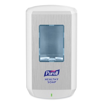 PURELL 6530-01 CS6 4.88 in. x 8.8 in. x 11.38 in. 1,200 mL Soap Touch-Free Dispenser - White (1/Carton)