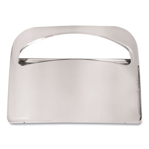 Cleaning & Janitorial Supplies | Boardwalk BWKKD200 16 in. x 3 in. x 11.5 in. Toilet Seat Cover Dispenser - Chrome image number 0