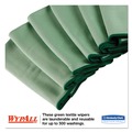 Office Jansan | WypAll KCC 83630 15-3/4 in. x 15-3/4 in. Reusable Microfiber Cloths - Green (24/Carton) image number 1