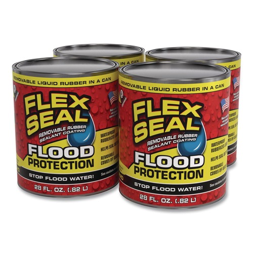 Adhesives & Glues | Flex Seal Products RLSYELR32 28 oz Flex Seal Liquid Flood Protection - Dries Yellow (4/Carton) image number 0