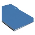 File Folders | Smead 22541 1/3-Cut Tabs Assorted Legal Size 1 in. Expansion Recycled Heavy Pressboard Folders - Dark Blue (25/Box) image number 2