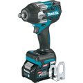 Makita GWT07D 40V Max XGT Brushless Lithium-Ion Cordless 4-Speed Mid-Torque 1/2 in. Sq. Drive Impact Wrench Kit with Friction Ring Anvil and 2 Batteries (2.5Ah) image number 1