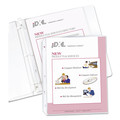 Office Jansan | C-Line 62018 11 in. x 8.5 in. Heavyweight Non-Glare Polypropylene Sheet Protectors - Clear (50/Box) image number 1