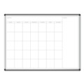 Office & Office Supplies | U Brands 2903U00-01 PINIT 47 x 35 Magnetic Dry Erase Undated One Month Calendar - White image number 0