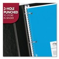 Office Jansan | Mead 05510 (70) 10.5 in. x 7.5 in. Sheets 1-Subject Wide/Legal Rule Spiral Notebook - Randomly Assorted Cover Color image number 6