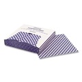 Food Service | Bagcraft P057850 12 in. x 12 in. Grease-Resistant Paper Wraps and Liners - Blue Check (5000/Carton) image number 2