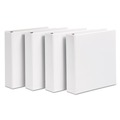  | Avery 17577 11 in. x 8.5 in. 2 in. Capacity 3-Rings Durable View Binder with DuraHinge and Slant Rings - White (4/Pack) image number 1
