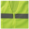 Safety Vests | Ergodyne 21055 GloWear 8210Z Class 2 Polyester Mesh Economy Vest - Large to X-Large/Lime image number 2