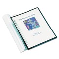 Office Jansan | ACCO A7036251A ACCOHIDE 8.5 in. x 11 in. 500 Sheets 3 in. Capacity Prong Fastener Report Cover - Frosted/Black image number 3