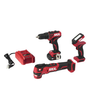 PRODUCTS | Skil CB738701 12V PWRCORE12 Brushless Lithium-Ion Cordless 3-Tool Combo Kit (2 Ah)