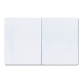 Office Jansan | Universal UNV20957 100 Sheets 9.75 in. x 7.5 in. 4 sq-in. Quadrille Rule Composition Book - Black Marble (6/Pack) image number 2