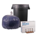 Trash Bags | Boardwalk X6639DCKR01 33 in. x 39 in. 1.4 mil 33 gal. Recycled Low-Density Polyethylene Can Liners - Clear (100/Carton) image number 1