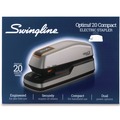 Office Jansan | Swingline S7048207 20-Sheet Capacity Optima Grip Electric Stapler - Black/Silver image number 3