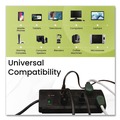 Office Electronics & Batteries | GoGreen Power GG-18316BK 6 ft. Cord 750 Joules 8-Outlet Surge Protector - Black image number 5