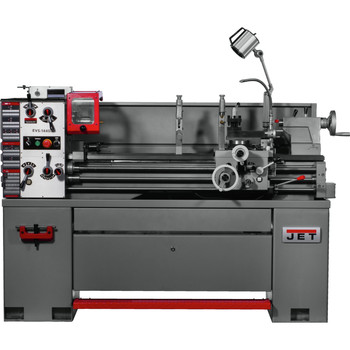 JET 311445 EVS-1440 3 HP Variable Speed Lathe with Acu-Rite 203 DRO and Taper Attachment