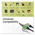 Office Electronics & Batteries | GoGreen Power GG-15225 25 ft. 15 Amps 12 AWG 3-Outlet Heavy Duty Extension Cord - Orange image number 5