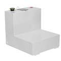 Liquid Transfer Tanks | JOBOX 482000 51 Gallon L-Shaped Steel Liquid Transfer Tank - White image number 0