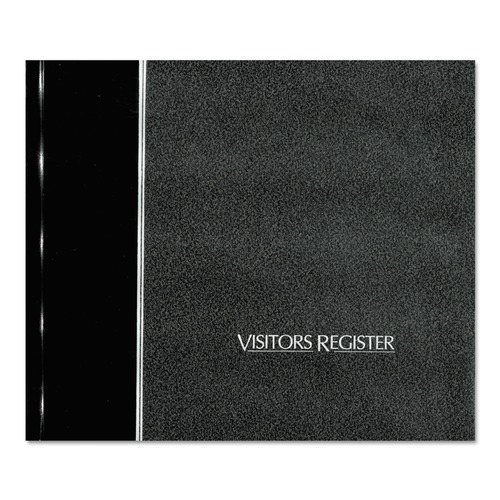Just Launched | National 57802 Hardcover Visitor Register Book, Black Cover, 9.78 X 8.5 Sheets, 128 Sheets/book image number 0