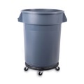 Made in USA | Boardwalk 3485200 Refuse Container 18.25 in. Utility Dolly with 300 lbs. Capacity - Gray image number 4