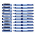Office & Office Supplies | Schneider 183403 Extra-Fine 0.3 mm One Hybrid N Stick Rollerball Pen - Blue Ink, Blue Barrel (10/Box) image number 3