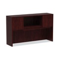  | Alera ALEVA286015MY 58.88 in. x 15 in. x 35.38 in. 4 Compartments Valencia Series Hutch with Doors - Mahogany image number 0