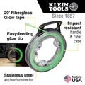 Wire & Conduit Tools | Klein Tools 50550 20 ft. Glow in the Dark Fish Tape image number 11