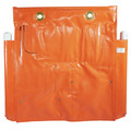 Tool Belts | Klein Tools 51829 18 Pocket Vinyl Aerial Apron - Orange image number 1