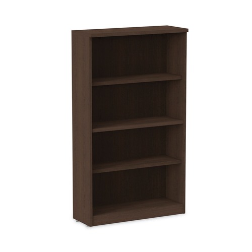 Office & Office Supplies | Alera ALEVA635632ES 31.75 in. x 14 in. x 54.88 in. Valencia Series 4-Shelf Bookcase - Espresso image number 0