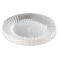 Food Service | WNA RSCW91512PK 9 in. Diameter Classicware Plastic Plates - Clear (12/Pack) image number 0