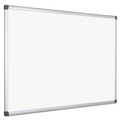Office & Office Supplies | MasterVision MA2707170 Value 72 in. x 48 in. Lacquered Steel Dry Erase Board - White Surface/Satin Aluminum Frame image number 1
