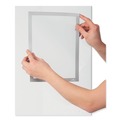 Mailroom Equipment | Durable 400123 DURAFRAME SUN Silver Frame 11 in. x 17 in. Sign Holders (2-Piece/Pack) image number 4