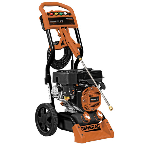 Pressure Washers | Generac 6599 3,100 PSI 2.7 GPM Residential Power Washer - CARB image number 0