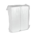 Food Service | Pactiv Corp. YHLW08010000 SmartLock 8 in. x 8 in. x 3 in. Medium Foam Hinged Lid Container - White (150/Carton) image number 2