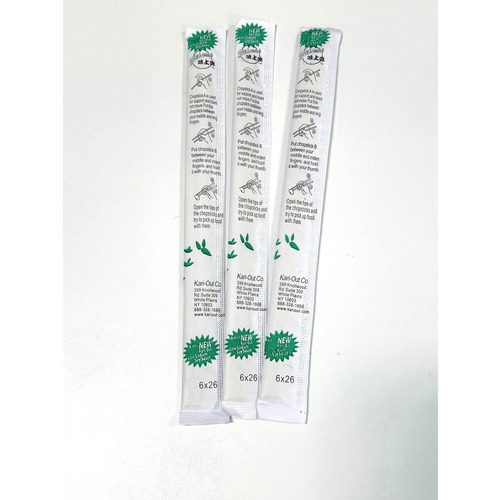 Cutlery | Kari-Out 1100310 9 in. Wood Chopsticks - White (1340/Carton) image number 0