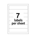 Office Jansan | Avery 05200 0.69 x 3.44 Permanent File Folder Labels - White (252/Pack) image number 5