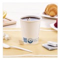 Cups and Lids | SOLO 370RC-PLANET Recycled Content PCF Paper Hot Cups ProPlanet Seal 10 oz White/Blue (1000/Carton) image number 4
