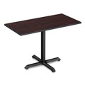 Office Furniture Accessories | Alera ALETBH283B Hospitality Series 27.5 in. x 28.5 in. 300 lbs. Capacity Steel Single-Column Bases - Black image number 2