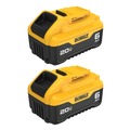 Batteries | Dewalt DCB206-2 (2-Pack) 20V MAX XR 6 Ah Lithium-Ion Batteries image number 0