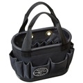 Cases and Bags | Klein Tools 5144BHB14OS Hard-Body 29-Pocket Aerial Bucket - Black image number 0