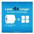 Cleaning Cloths | Cottonelle 55699 Ultra CleanCare 1-Ply Septic Safe Mega Rolls Strong Tissue Toilet Paper - White (36/Carton) image number 5