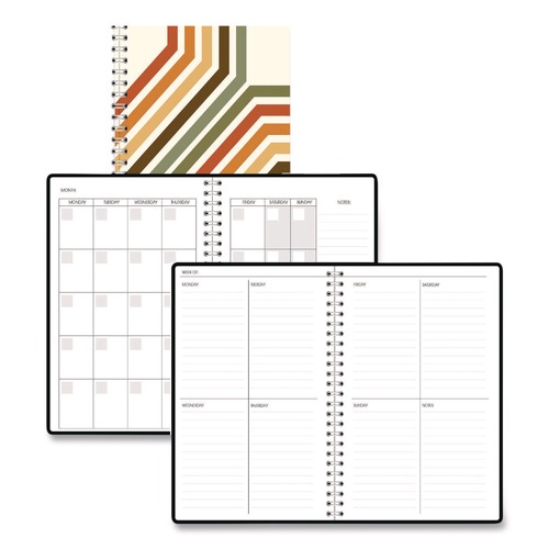 Notebooks & Pads | House of Doolittle 2121-42 Recycled Non-Dated Monthly/Weekly 70-fts Stripes Planner - Multicolor Cover image number 0
