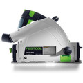 Circular Saws | Festool TS 55 REQ Plunge Cut Circular Saw with CT 48 E 12.7 Gallon HEPA Dust Extractor image number 2