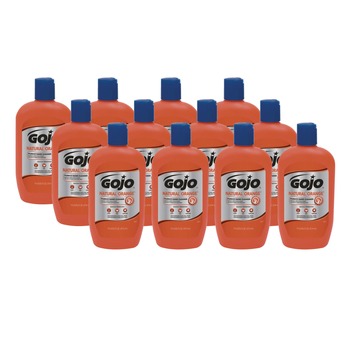 GOJO Industries Natural Orange 14 oz. Pumice Hand Cleaner - Citrus (12/Carton)