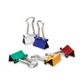 Office Jansan | Universal UNV31027 Binder Clips with Storage Tub - Mini, Assorted (60/Pack) image number 1